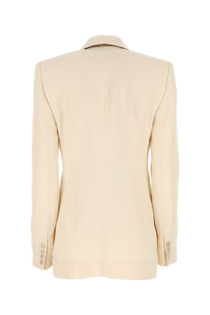 STELLA McCARTNEY Elegant Beige Viscose Blend Blazer