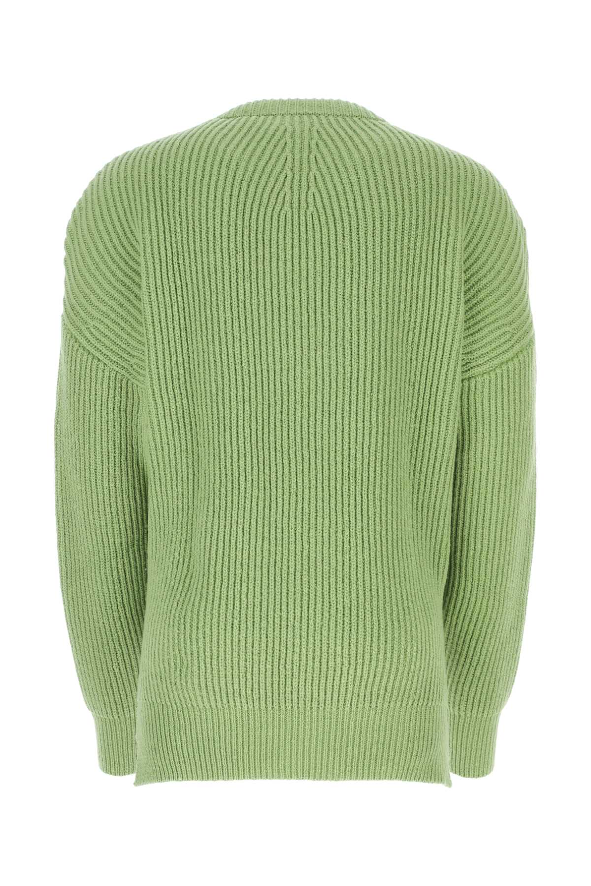 JIL SANDER Cotton and Wool Blend Sweater