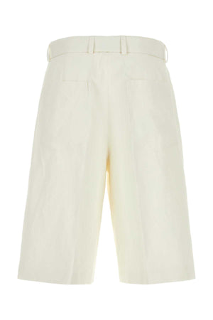 JIL SANDER Linen Bermuda Shorts for Men - 2024 Edition