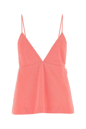 DSQUARED Chic Salmon Viscose Top