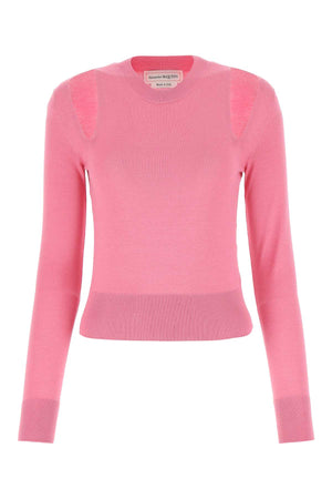 ALEXANDER MCQUEEN Elegant Silk Blend Sweater for Women