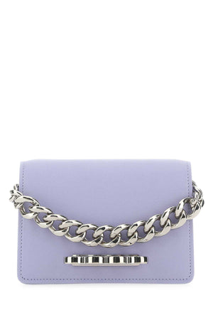 ALEXANDER MCQUEEN Mini Lilac Leather Handbag