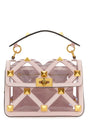 VALENTINO GARAVANI Medium Roman Stud Handbag - Pastel Pink