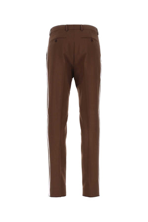 VALENTINO GARAVANI Stylish Brown Wool Pants for Men