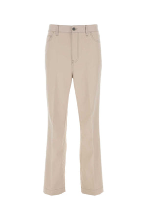 VALENTINO GARAVANI Elegant Sand Gabardine Pants for Men