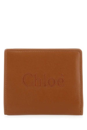 CHLOE Mini Caramel Leather Wallet - Chic Accessory for Women