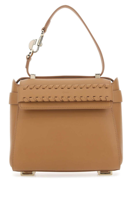 CHLOE Mini Camel Leather Handbag