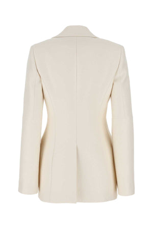 CHLOE Ivory Silk Blend Blazer