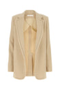 CHLOE Beige Wool Blazer for Women