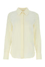 CHLOE Ivory Crepe Button-Up Shirt