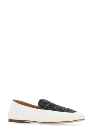 CHLOE Two-Tone Leather Olene Loafers for Women