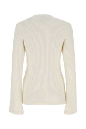 CHLOE Ivory Wool Top for Women