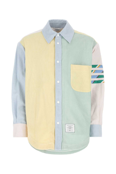 THOM BROWNE Multicolor Corduroy Shirt for Men - 2024 Collection