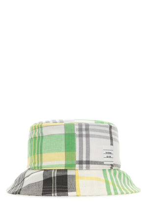 THOM BROWNE Printed Cotton Bucket Hat for Men