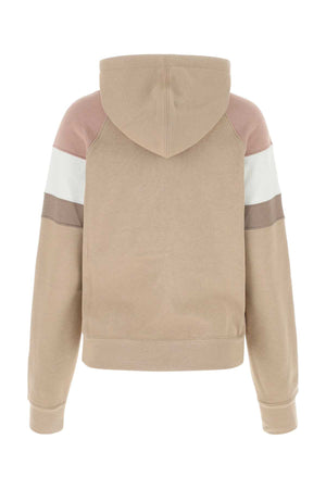 SAINT LAURENT Beige Cotton Sweatshirt for Women