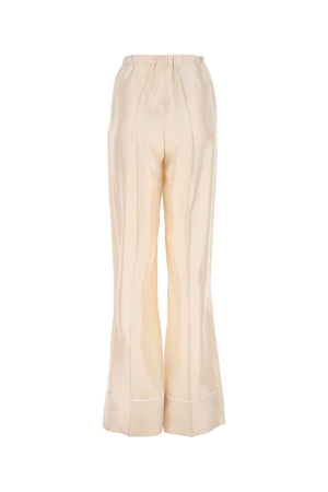 PRADA Ivory Satin Pyjama Pant