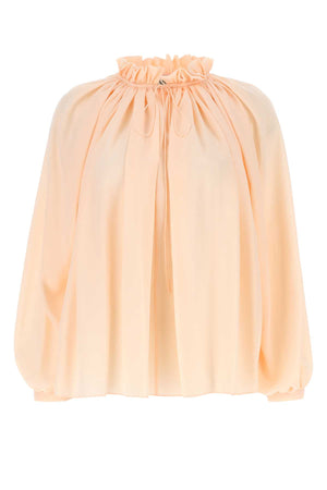 LANVIN Pastel Pink Crepe Blouse