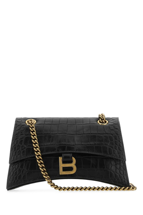 BALENCIAGA Crush S Mini Leather Shoulder Handbag