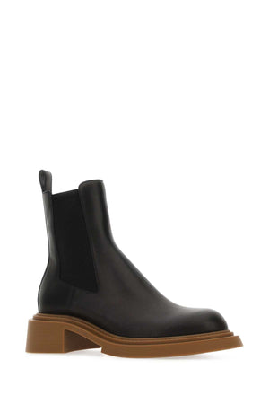 LOEWE Stylish Leather Chelsea Ankle Boots for Men