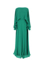 VALENTINO GARAVANI Elegant Grass Green Long Dress