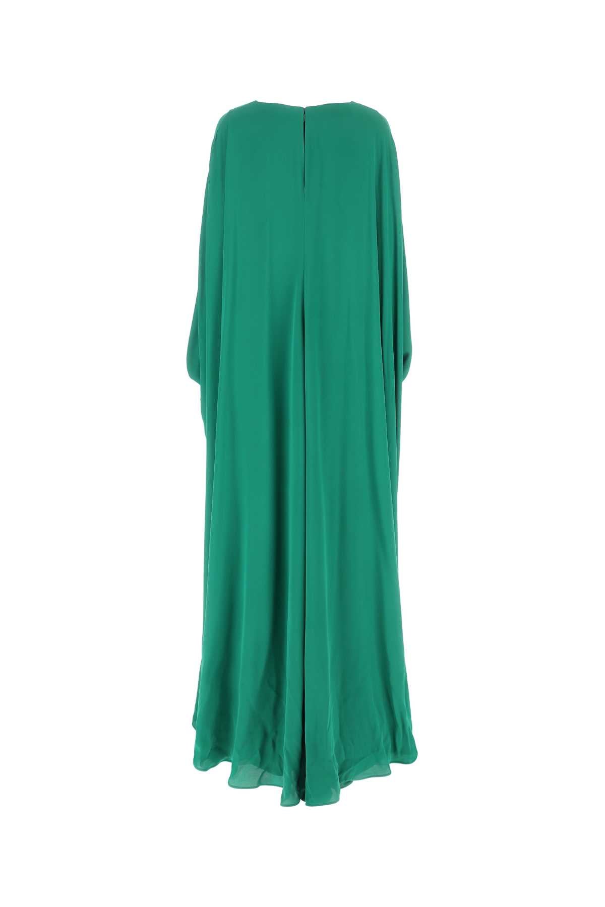 VALENTINO GARAVANI Elegant Grass Green Long Dress