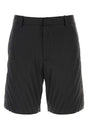 VALENTINO GARAVANI Men's Black Nylon Bermuda Shorts