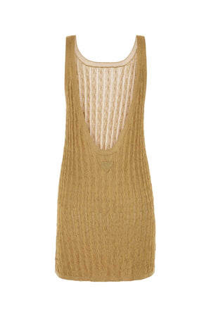 PRADA Glamorous Gold Mini Dress