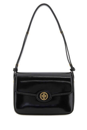 TORY BURCH Mini Black Leather Shoulder Handbag