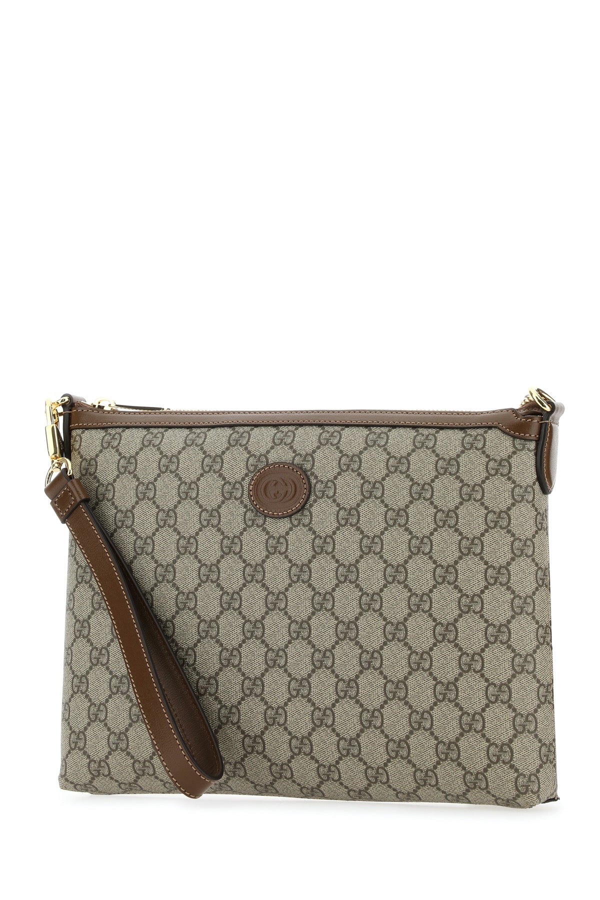 GUCCI Mini GG Supreme Fabric Crossbody Handbag