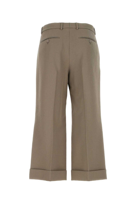 GUCCI Wool Cropped Cut Pants