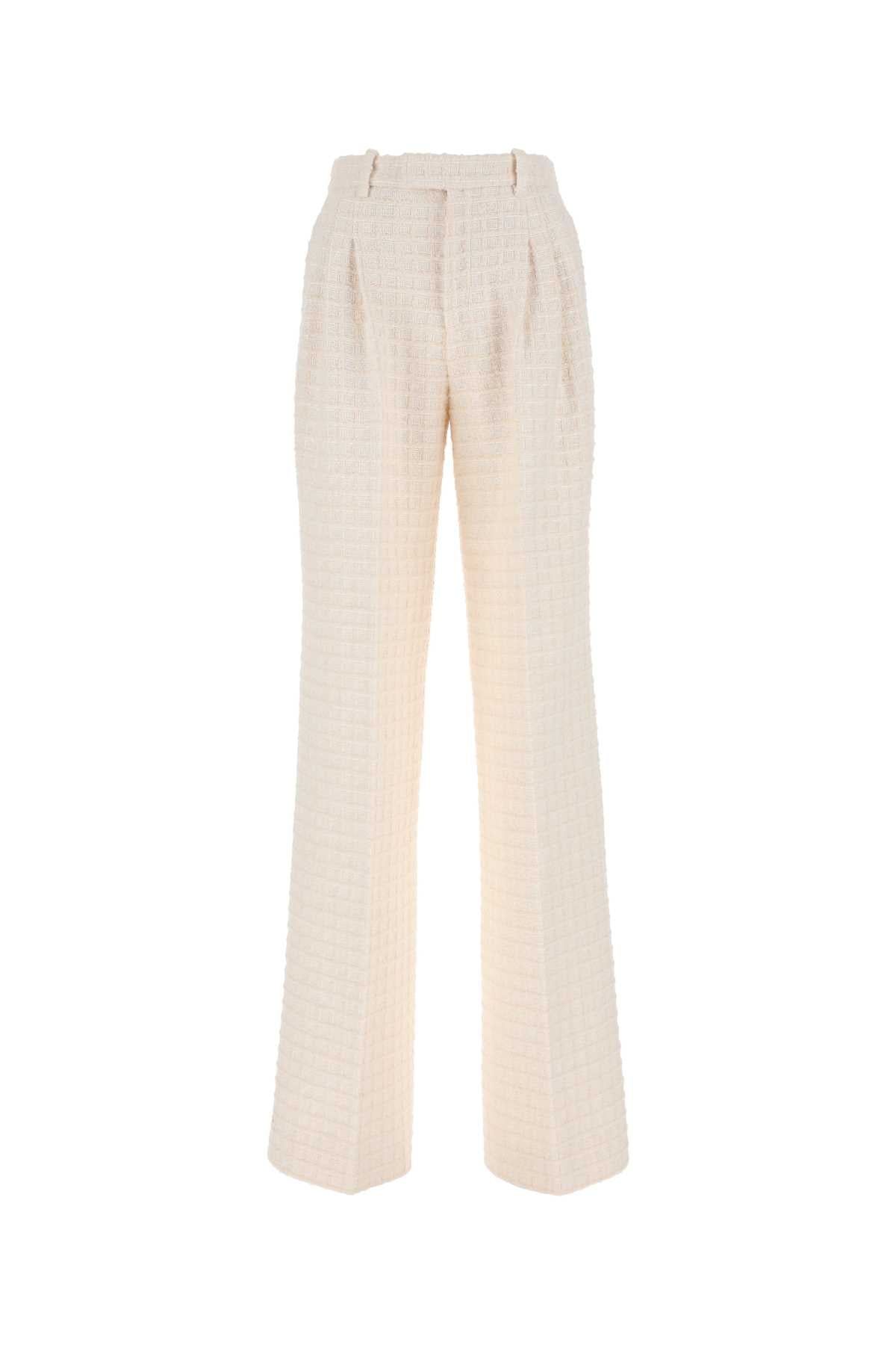 GUCCI Elegant Ivory Cotton Blend Pants for Women