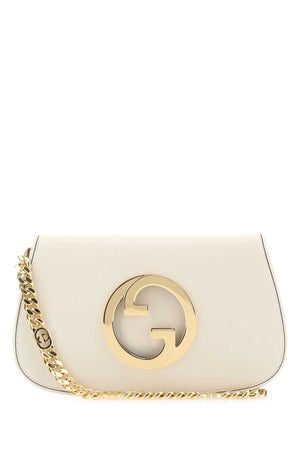 GUCCI Mini White Leather Shoulder Handbag