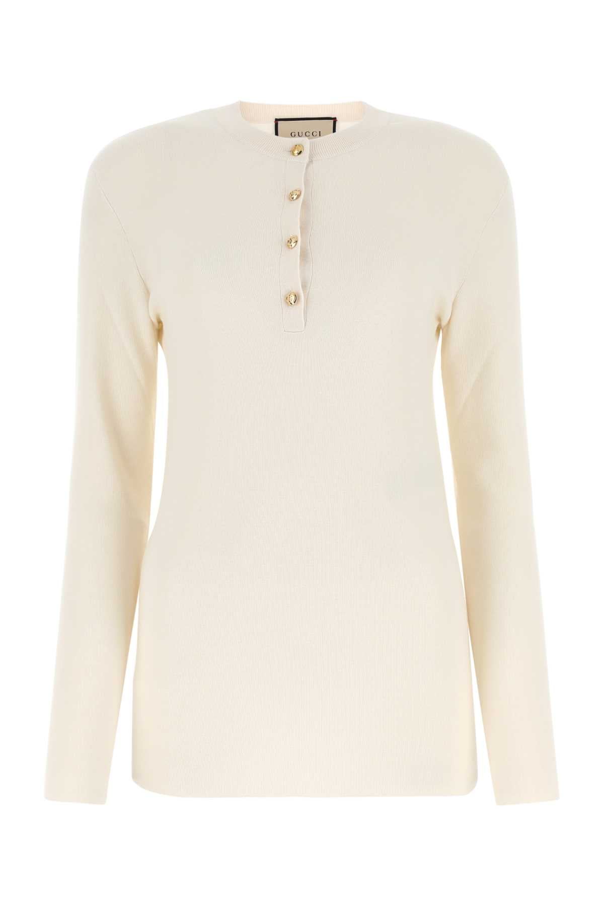 GUCCI Luxurious Cashmere Top for Women - Ivory