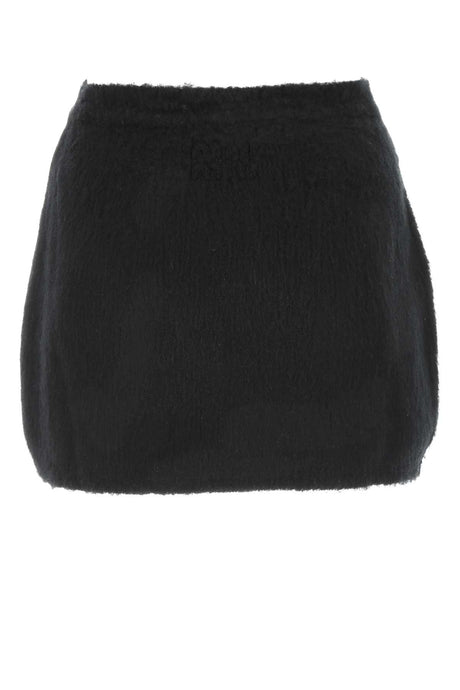 MIU MIU Chic Black Stretch Mini Skirt