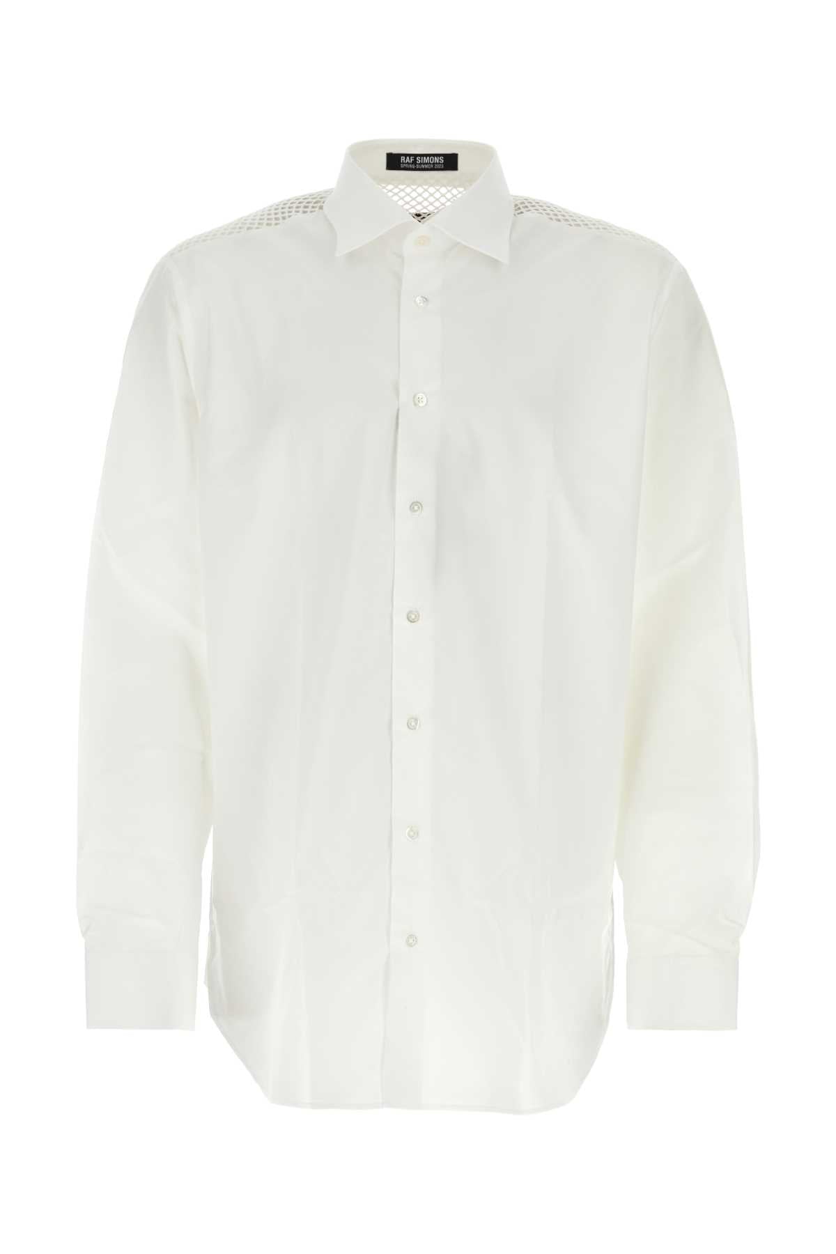 RAF SIMONS Oversized Poplin Shirt for Men