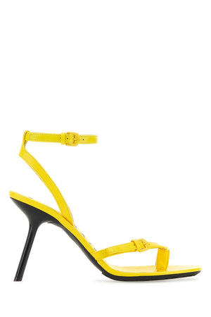 LOEWE Petal Mini Sandals with 4.1-inch Heel Height