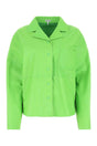 LOEWE Vibrant Green Leather Shirt for Women - Spring 2023