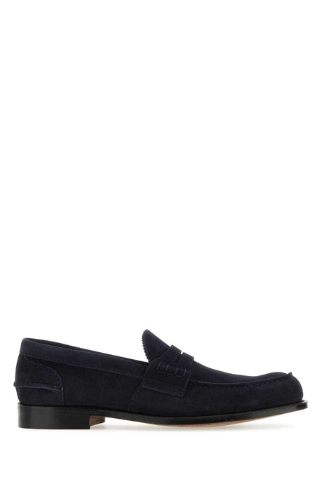 CHURCH'S Suede Pembrey Loafers for Men