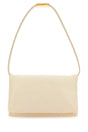 MARNI Ivory Mini Leather Prisma Shoulder Handbag