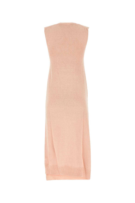 JIL SANDER Pastel Pink Japanese Cotton Mini Dress