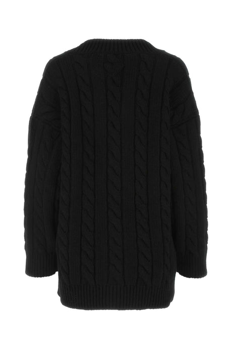 PRADA Oversize Wool Blend Cardigan