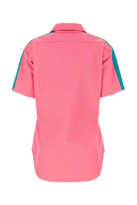 PALM ANGELS Chic Pink Cotton Blend Shirt for Women