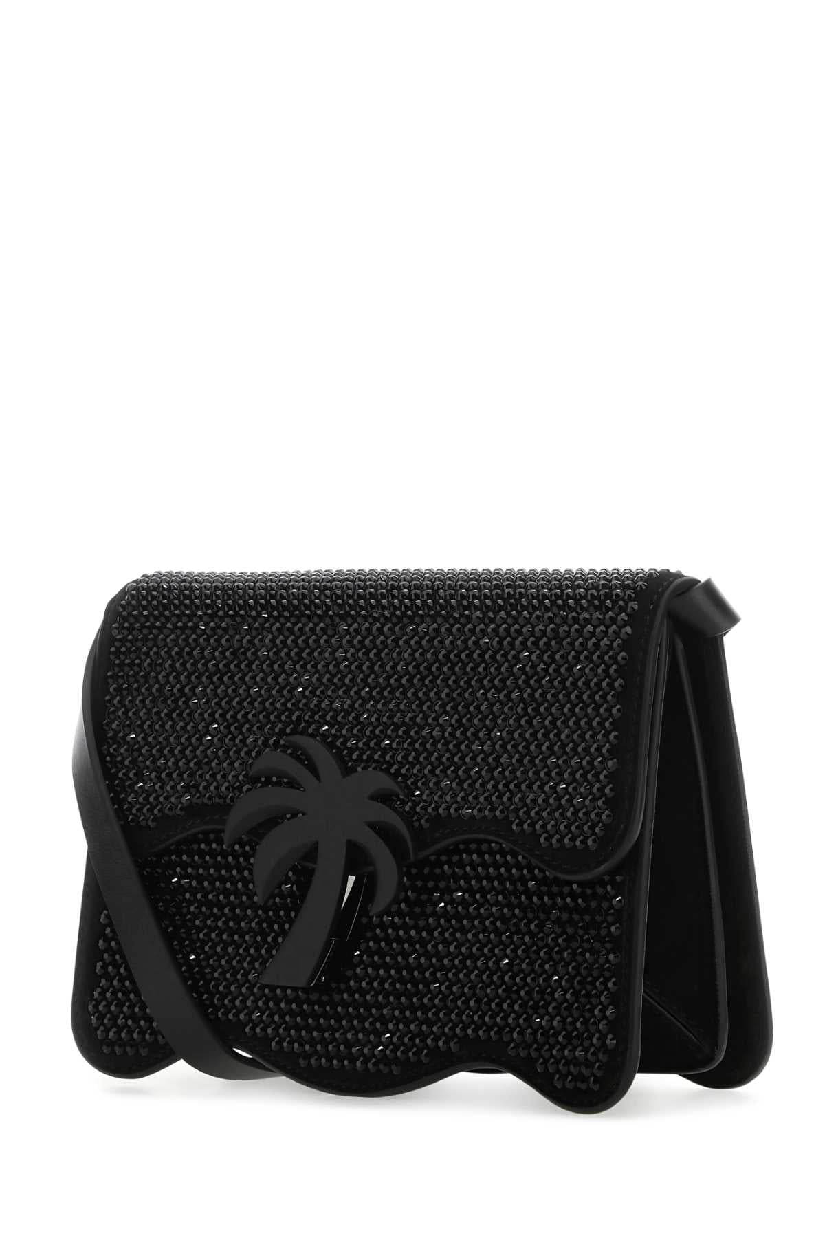 PALM ANGELS Mini Embellished Suede Crossbody Handbag - Perfect for Palm Beach