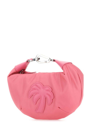 PALM ANGELS Chic Mini Fabric Handbag - Stylish Pink Accessory