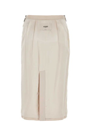 FENDI Elegant Mini Satin Skirt