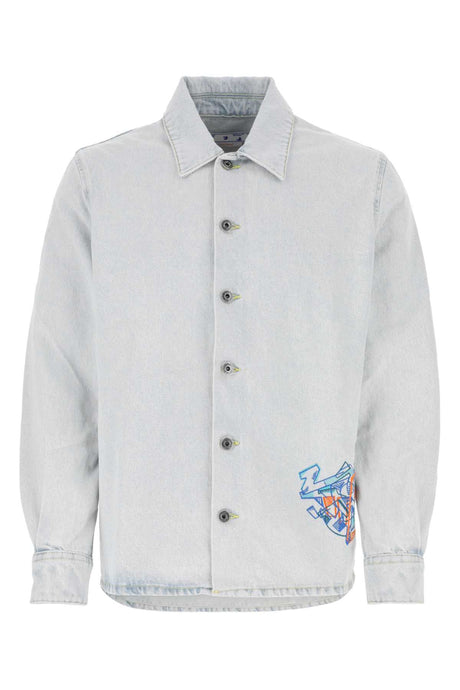 OFF WHITE Light Blue Denim Shirt