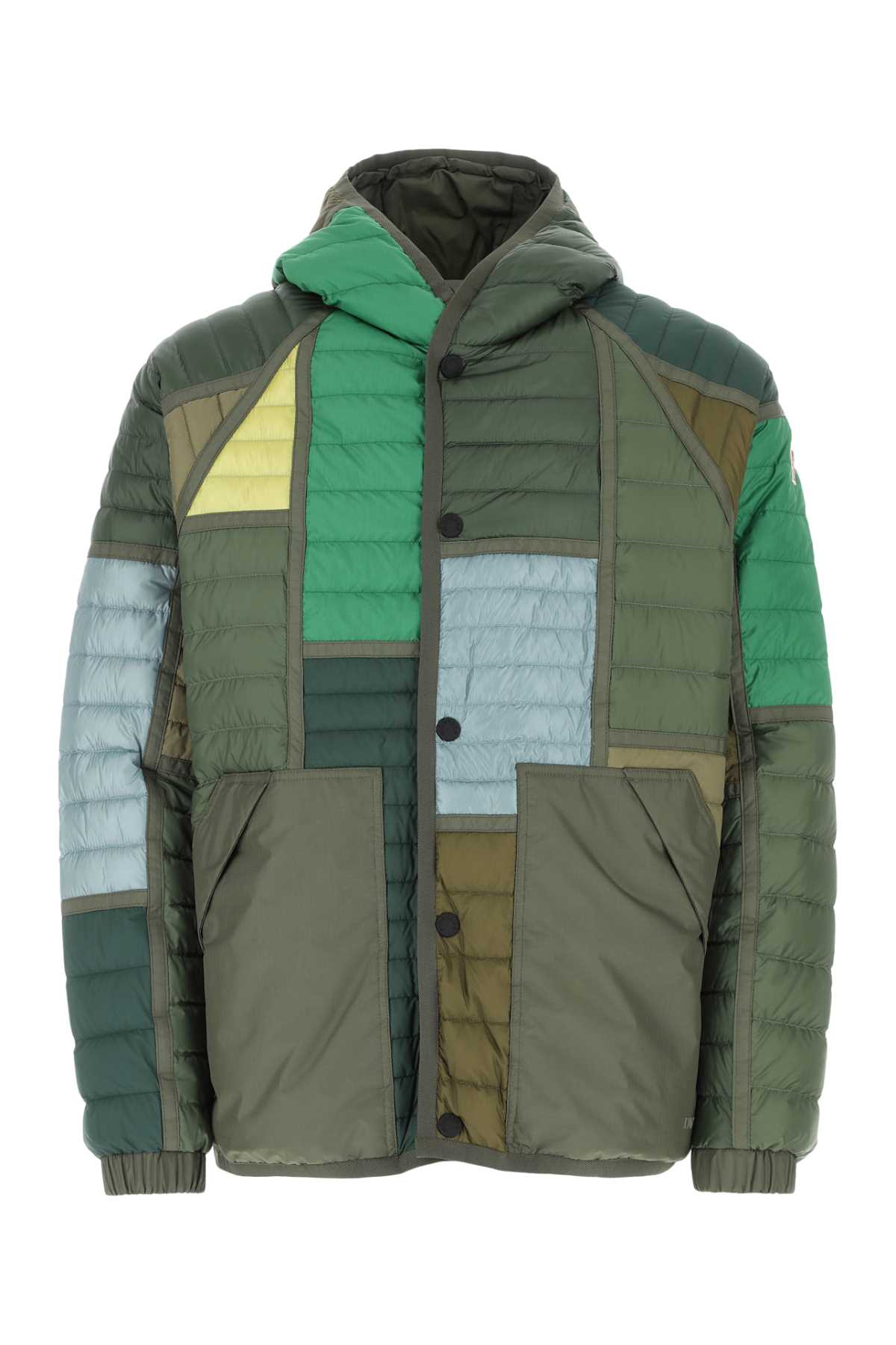 MONCLER GRENOBLE Dynamic Multicolor Down Jacket for Men