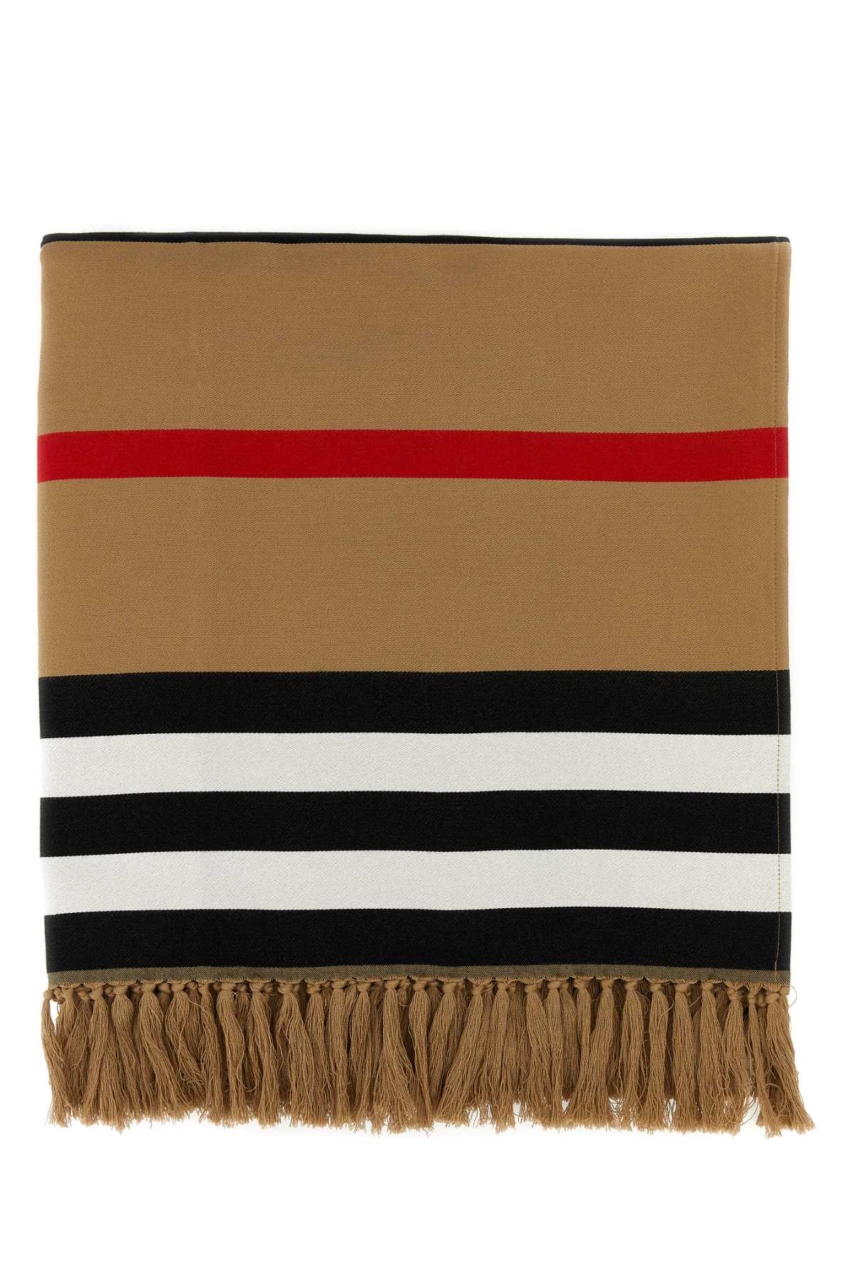 BURBERRY Embroidered Organic Cotton Blanket (180 cm x 135 cm)