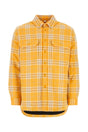 BURBERRY Embroidered Oversize Flannel Shirt