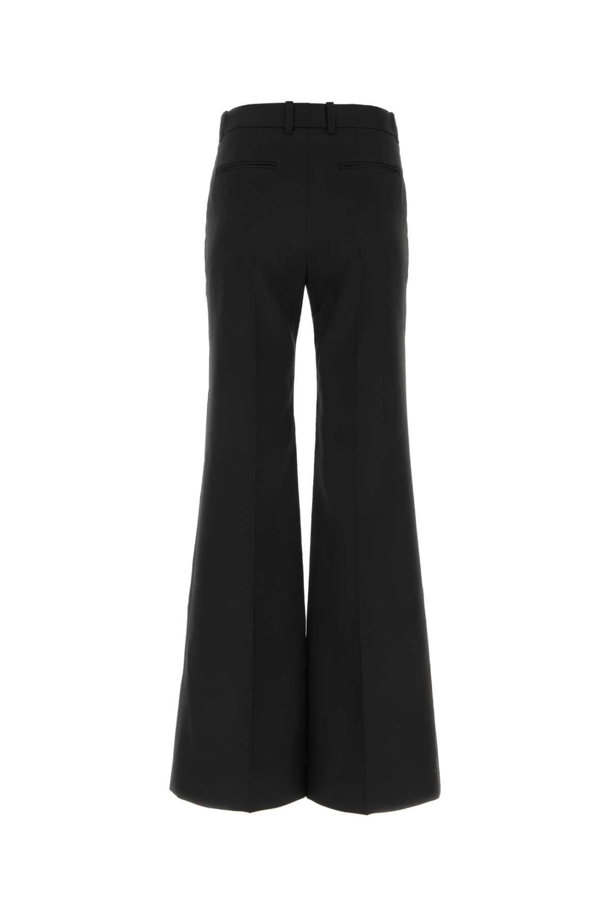 CHLOE Stylish Black Wide-Leg Trousers